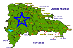 Little map of the Dominican Republic